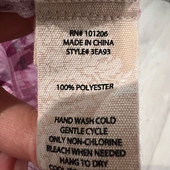 SOFT SURROUNDINGS Womens Porta Blouse Absta Mgnta PM- Long sleeve, Sz M - Picture 7 of 7